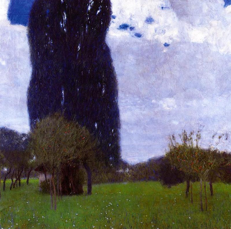 The Tall Poplar Trees II, 1900 - Gustav Klimt Paintings